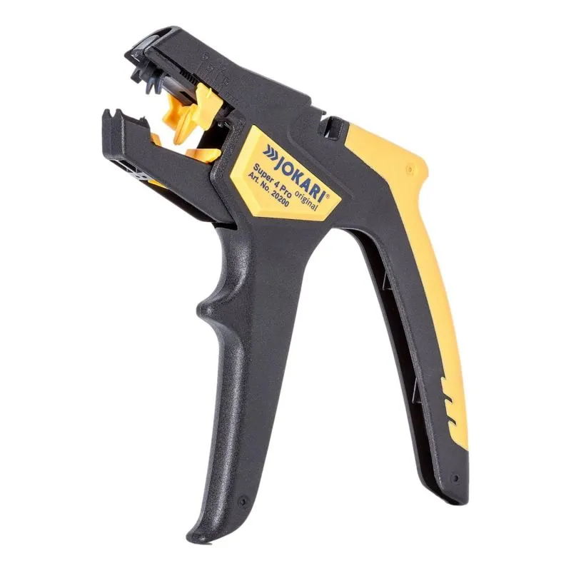 20200 - Pince à dénuder automatique JOKARI Super 4 PRO - Fil 0,2 à 6mm² - butée réglable 6 à 15mm + coupe fil