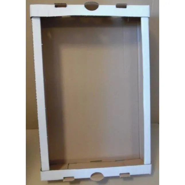 Barquette plateau blanc montage manuel - dim. Int. 601 x 401 x 98 mm