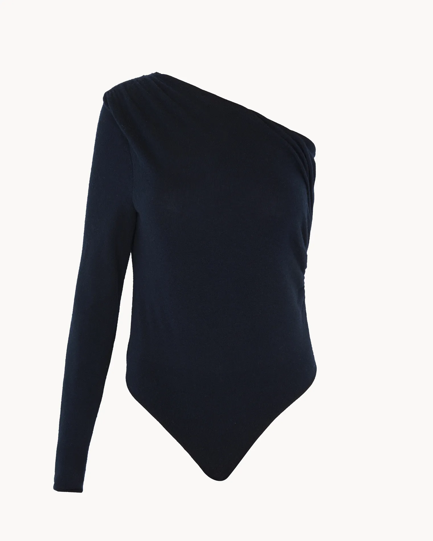 Body asymétrique cachemire, 1 fil