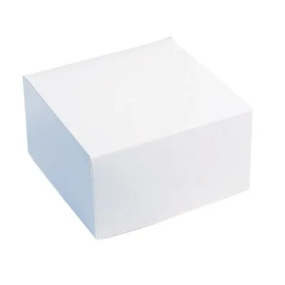 Boîte pâtissière carton blanche 20 x 20 x 10 cm - 50 unités FirstPack 