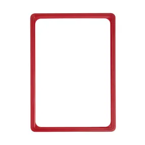 Cadres pour affiches rouge a6 par le petit côté - par 10