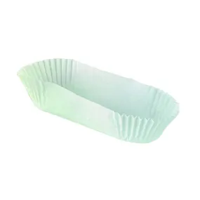 Caissette papier de cuisson ovale blanche ingraissable 10,5 x 4 x 2,5  