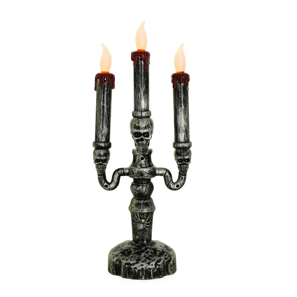 Candelabre 3 branches LED 12x9x32 cm