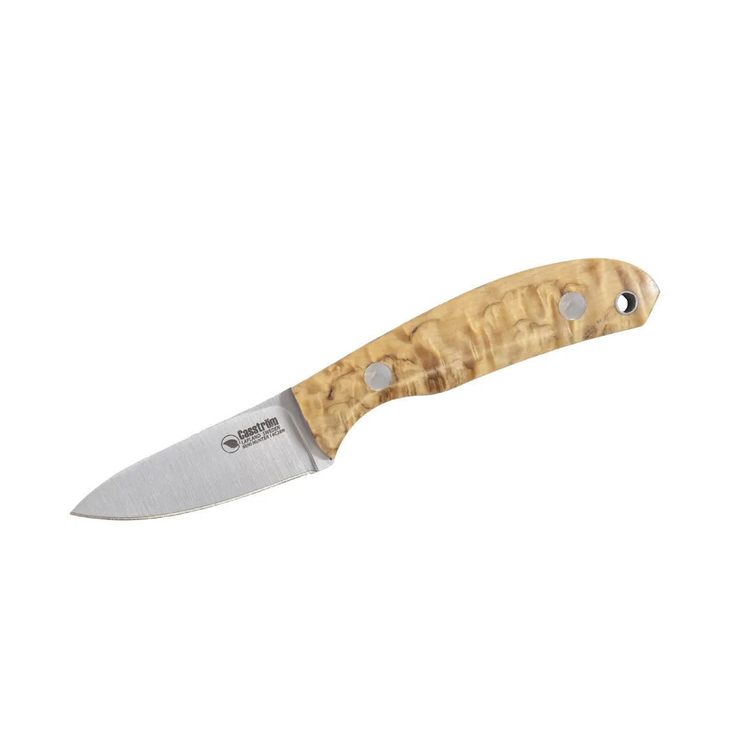 Casström - Safari Mini Hunter - Stabilised Curly Birch - Kydex 