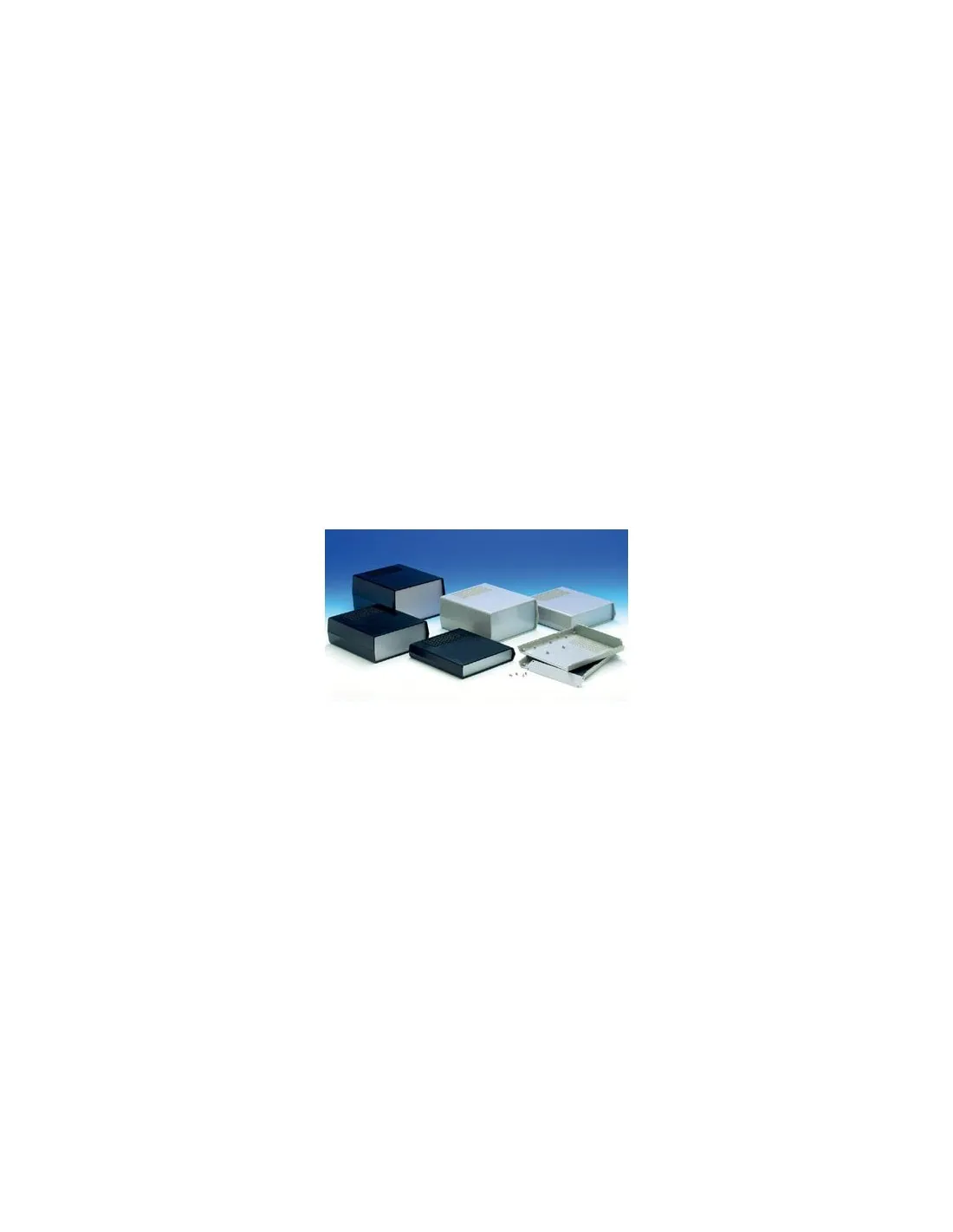 Coffret aus - noir 198 x 178 x 72mm-Coffret aus - noir 198 x 178 x 72mm