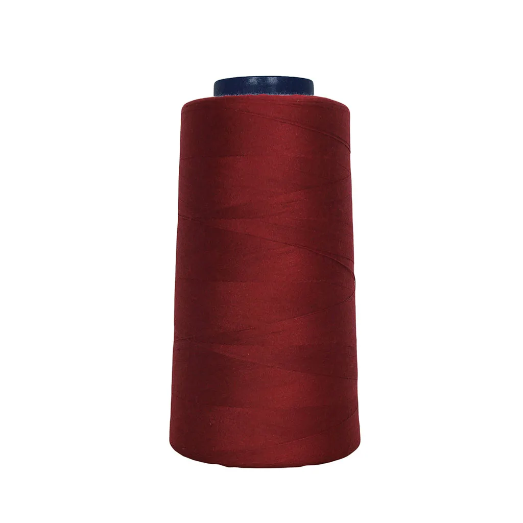 Cône de fil polyester bordeaux 2743m 