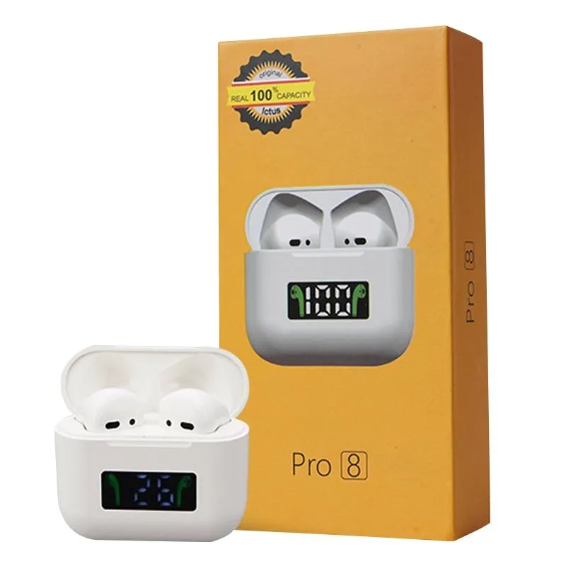 Ecouteurs Bluetooth Sans Fil Mini Affichage LED Tactile
