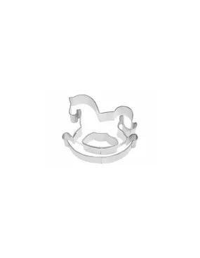 emporte-pièce cheval a bascule 2,5 x 6,5 x h.7 cm - birkmann