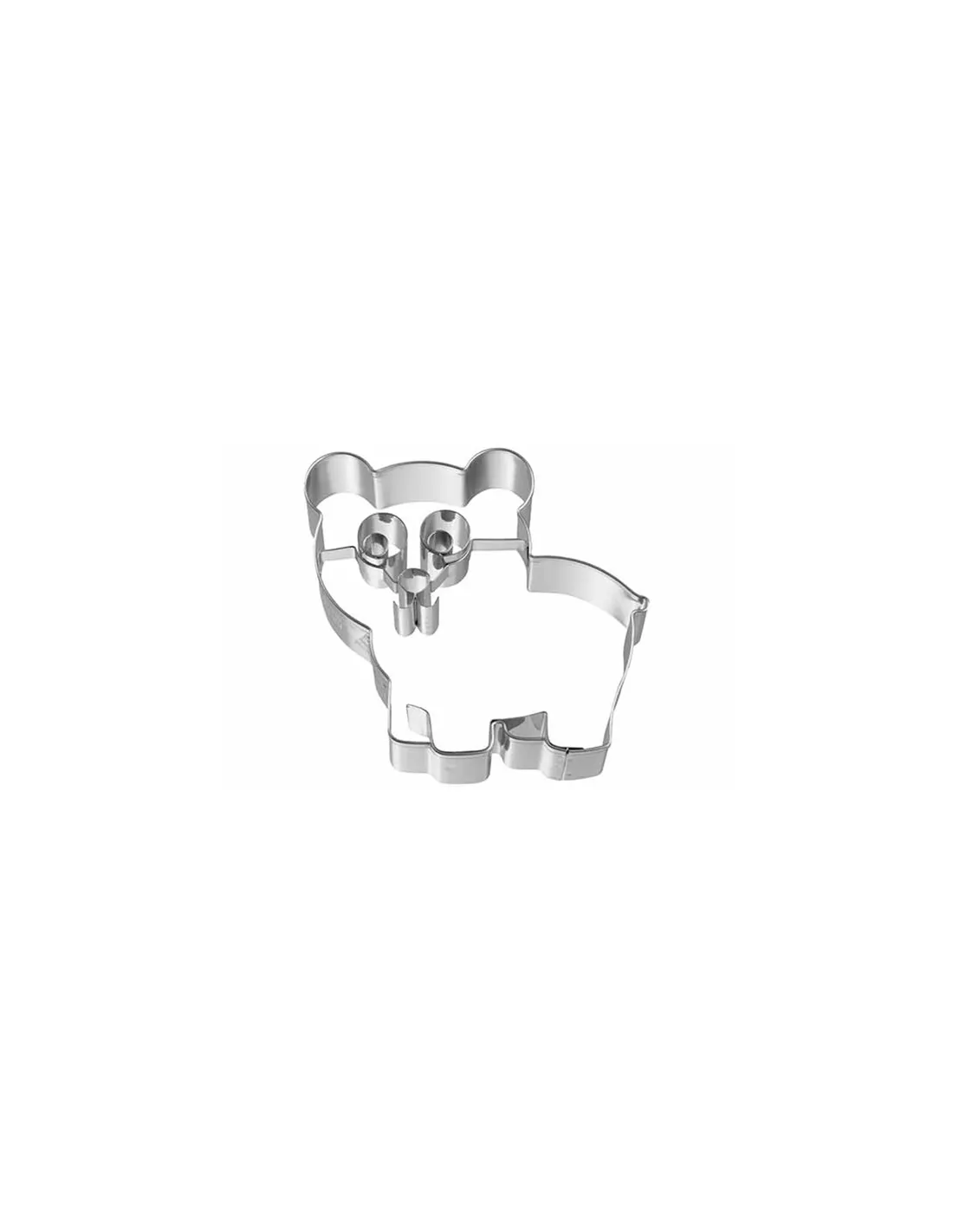 emporte-pièce ours 2,5 x 8 x h.7,6 cm - birkmann