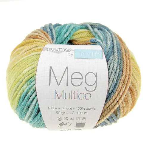 Fil à tricoter Meg Multico - Coloris 110 - Lou Passion