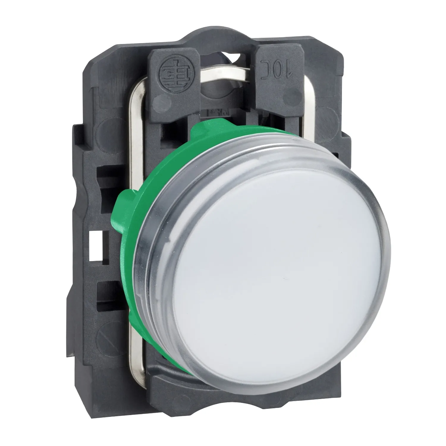 Harmony voyant rond Ø22 - IP66 - blanc - LED intégrée - 24V  - XB5AVB1