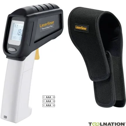 Laserliner 082.042A ThermoSpot Plus Dispositif de mesure de température infrarouge sans contact avec laser intégré