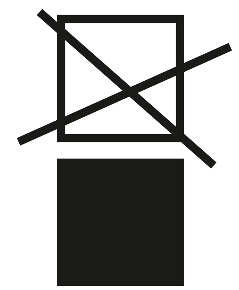Marquage d'emballage Ne pas empiler, film, autocollant, 148 x 210 mm, 20 étiquettes