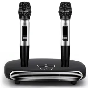 Microphone Bluetooth Sans Fil Pour TV Et Smartphone Rouge