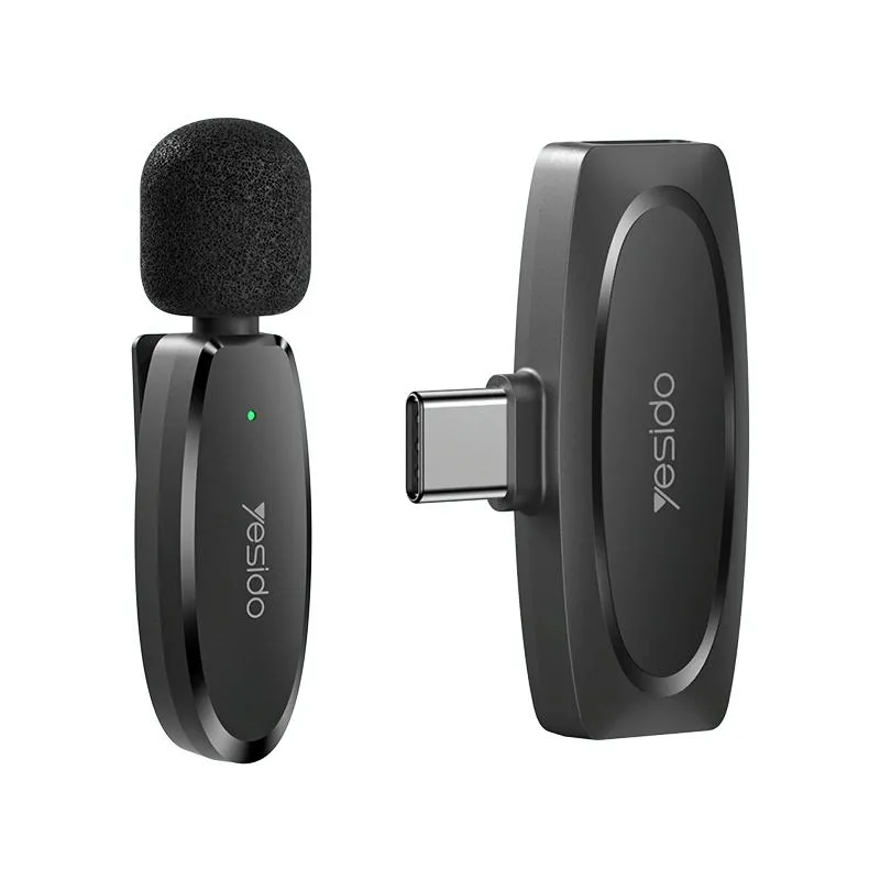 Microphone Sans Fil Latence Faible Type-C Omnidirectionnel
