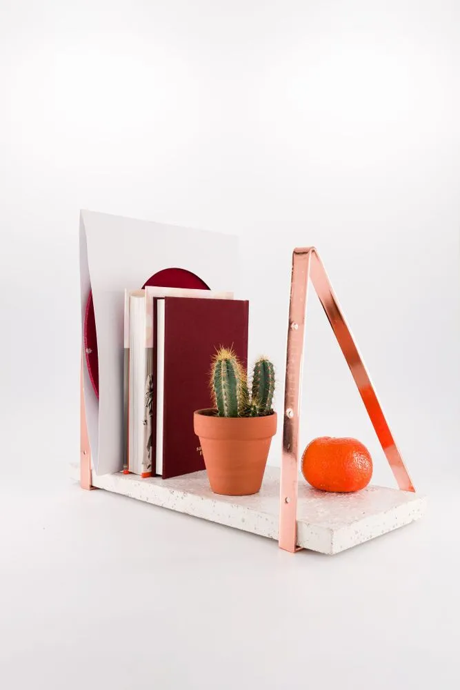 Minimalist wall shelf