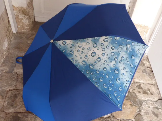 Picture Water Drops – Blue
