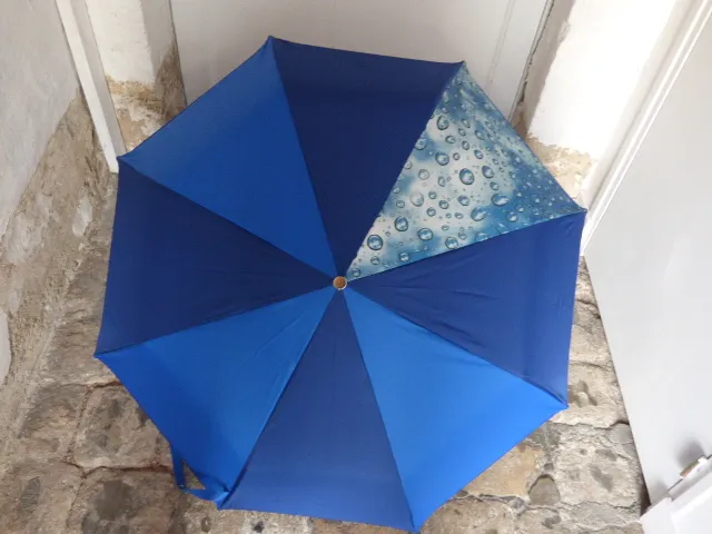 Picture Water Drops – Blue