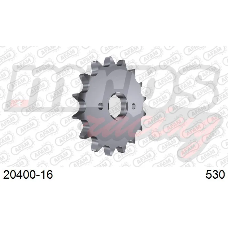 Pignon AFAM acier type 20400 pas 530 (16 dents)