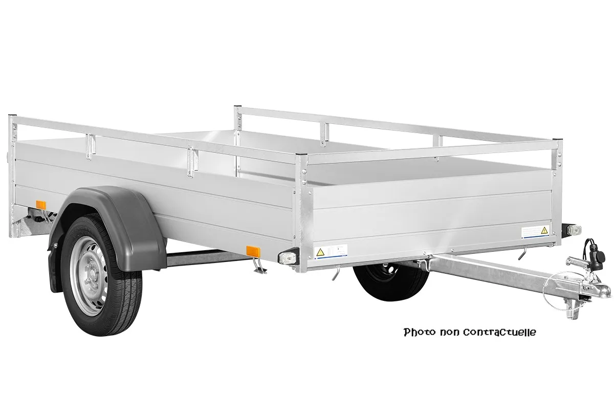 Remorque 750kg 2.54m x 1.33m