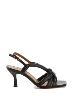 SAISON 1865  Sandales à talon en cuir  - Multicolore