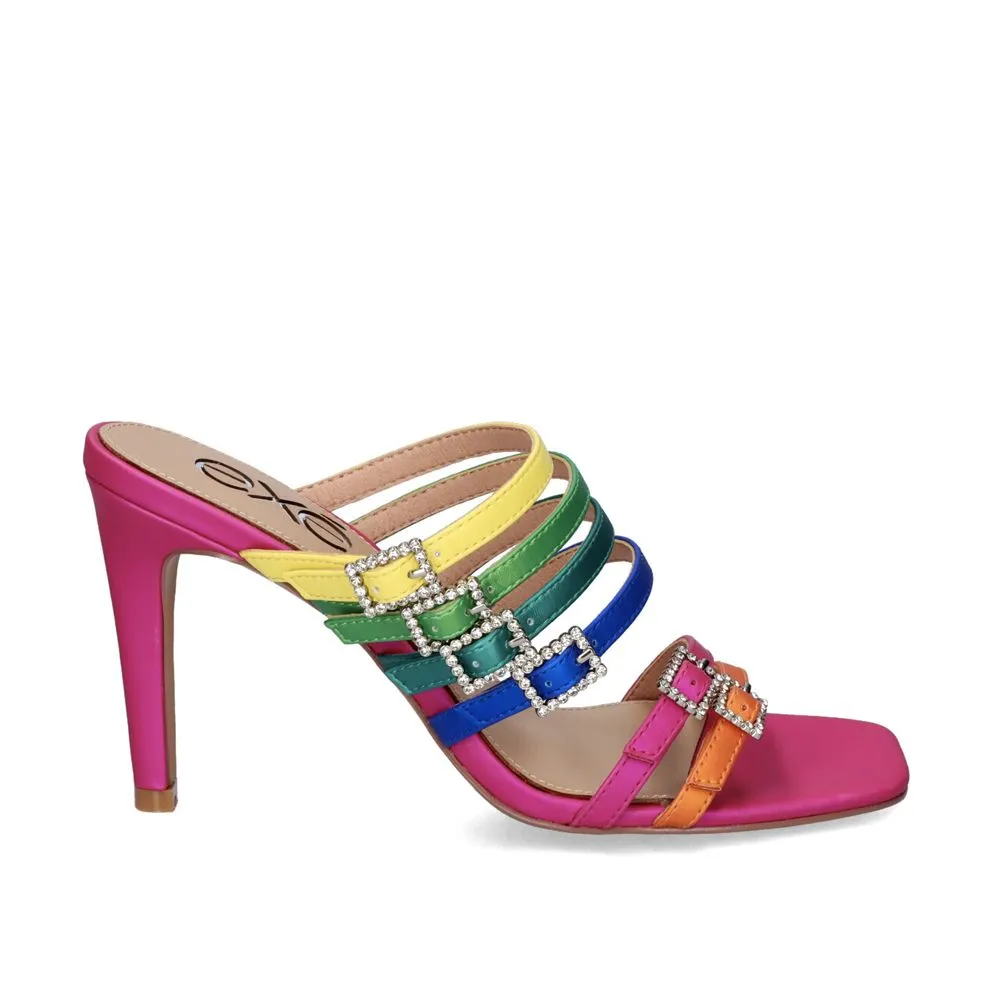 SANDAL TALON EXÉ  VICTORIA-343 MULTICOLORE