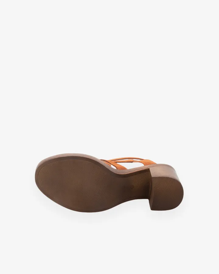 Sandale Talon Carré Marron | Rossi | Adige Chaussures