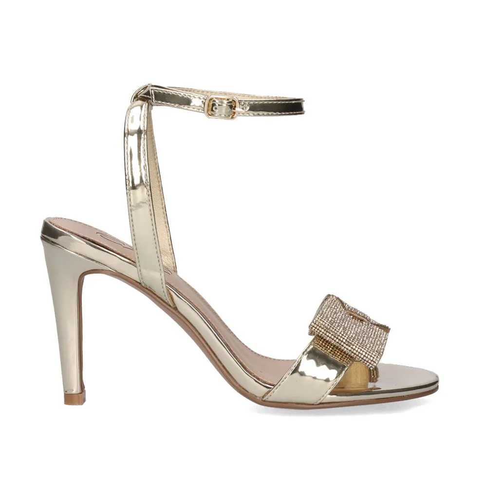SANDALE À TALON EXÉ REBECA-380 STRASS OR