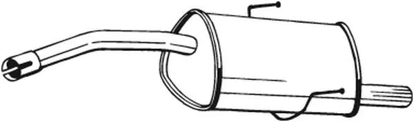 Silencieux arrière BOSAL 100325 