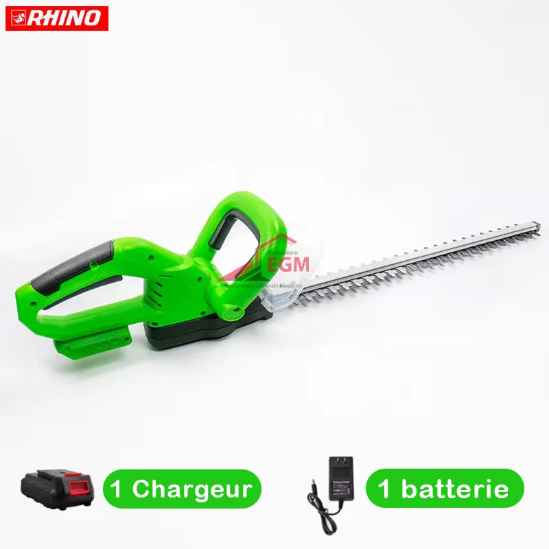 TAILLE HAIE SANS FIL 20V LAME 510MM RHINO 
